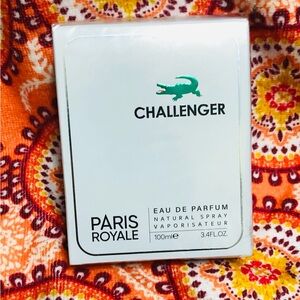 Paris Royale Challenger  EAU De Parfum natural spray vaporisateur for men.3.4fl